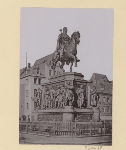 Equestrian statue of King Frederick William III of Prussia on the Heumarkt in Cologne