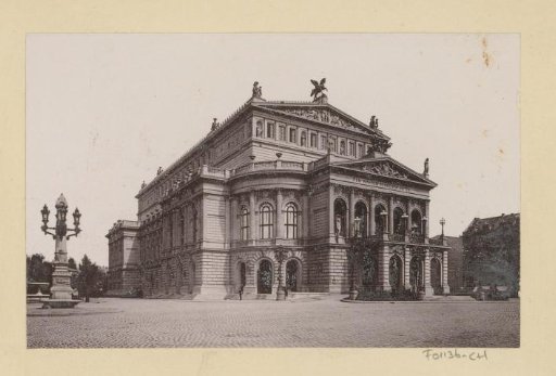 Exterior of the Opera House of Frankfurt am Main