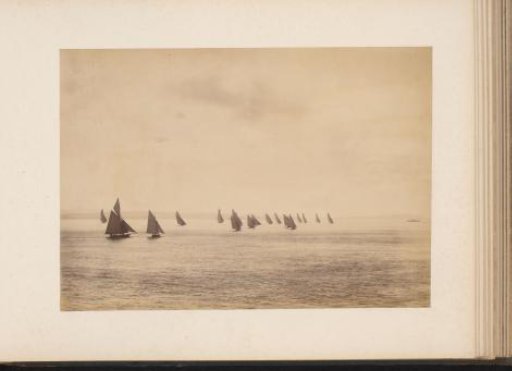 Various sailing ships afloat