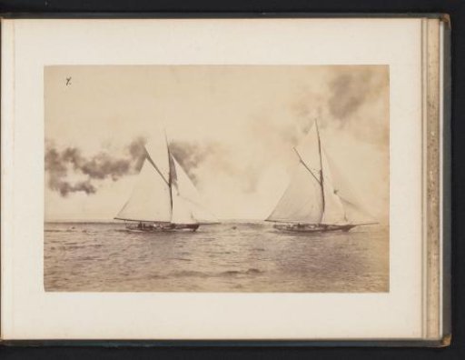 Sailing ships the Dora and Yvonne afloat
