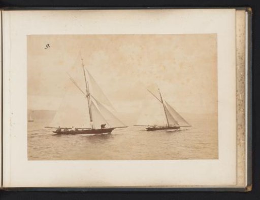 Sailing ships the Daisie and Olivette afloat