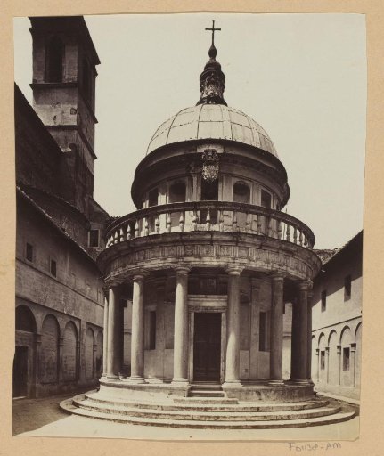 Exterior of the Tempietto of San Pietro in Montorio in Rome