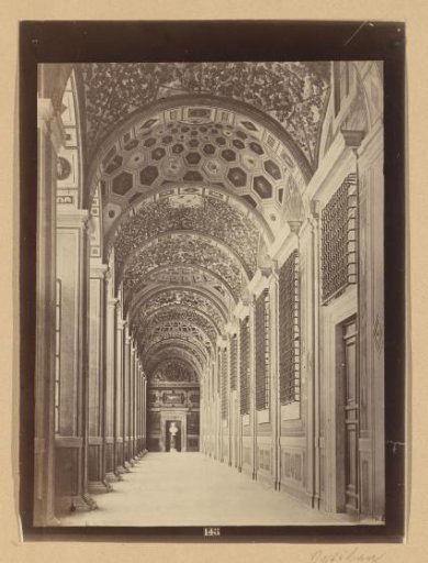Gallery with (probably) frescoes in Rome