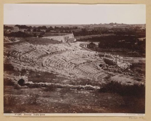 View of the Greek Theatre in Syracuse