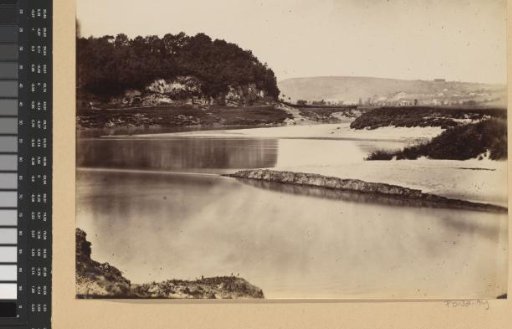 Landscape with a river, probably in Italy