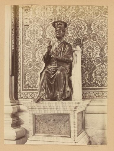 Statue of Peter in St. Peter's Basilica in Vatican City