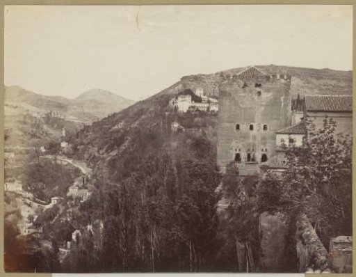 View of the Alhambra in Granada