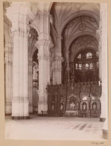 View of the nave of the Cathedral of Granada