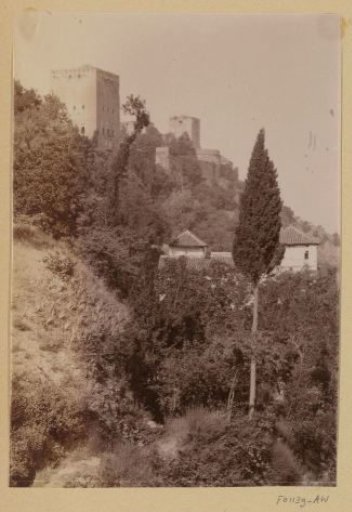 View of the Alhambra in Granada