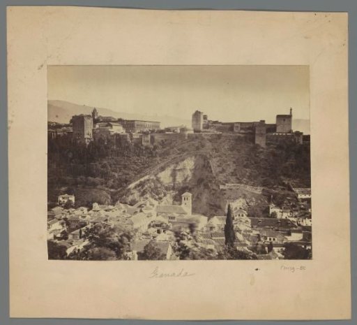 View of Granada, with the Alhambra in the background