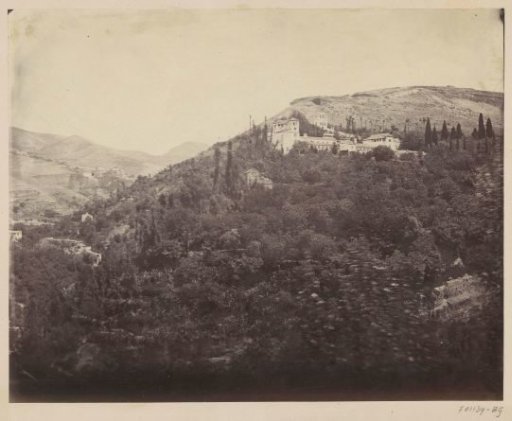 View of the Palacio de Generalife in Granada