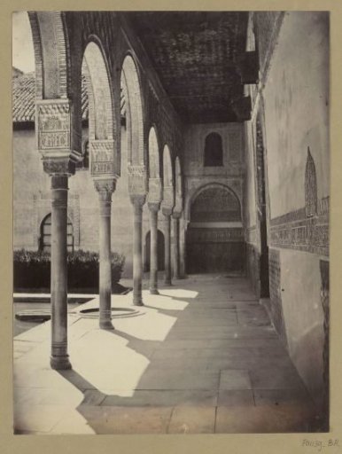 Patio de los Leones in the Alhambra in Granada