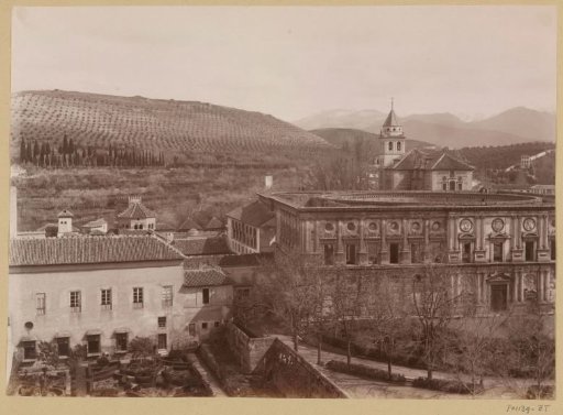 View of the Alhambra in Granada