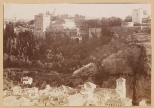View of the Alhambra in Granada