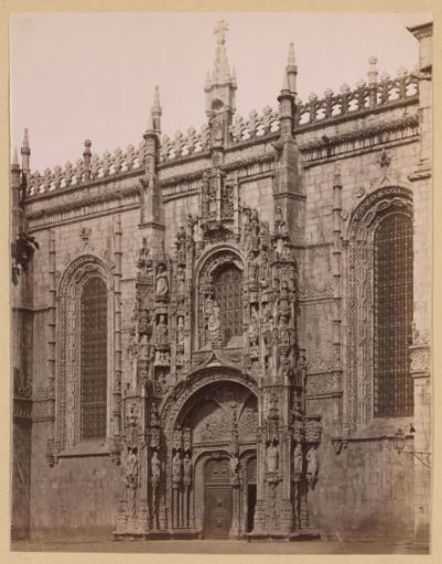 Portal of the Mosteiro dos Jerónimos in Lisbon