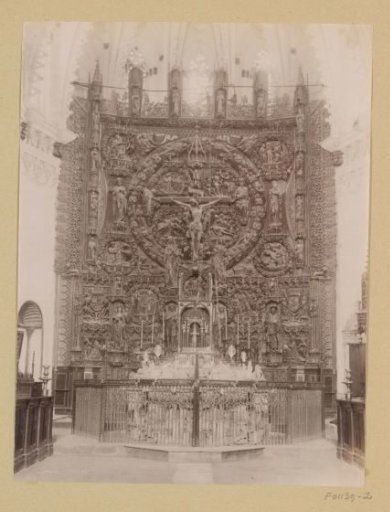 Retable in the Cartuja de Miraflores in Burgos