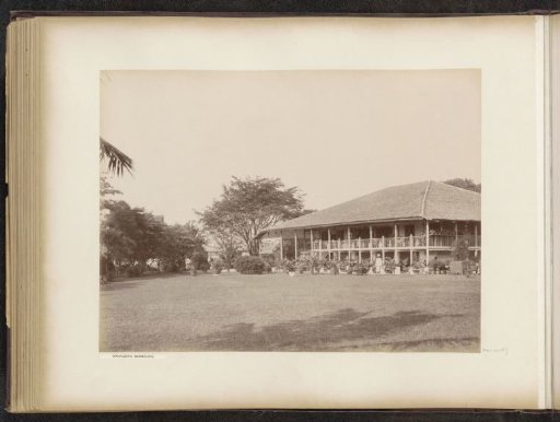 Residence with lawn, belonging to (presumably) the director of the Singapore tram company
