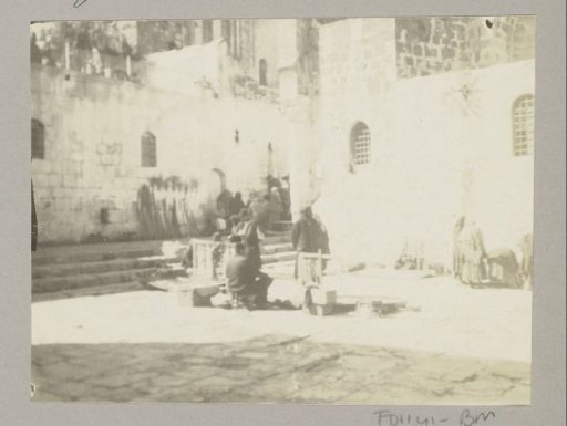 Square in front of the Church of the Holy Sepulchre in Jerusalem