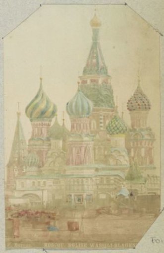 Exterior of St. Basil's Cathedral in Moscow