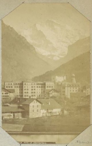 View of Interlaken with the Jungfrau in the background
