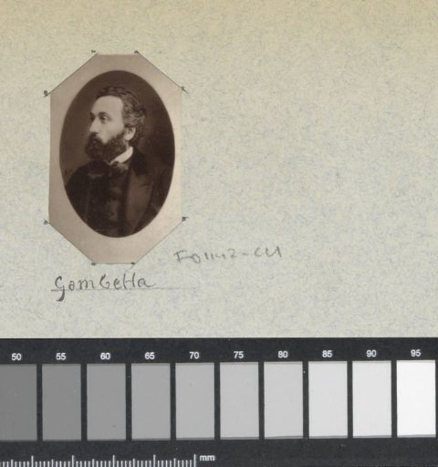 Portrait of Léon Gambetta, French statesman