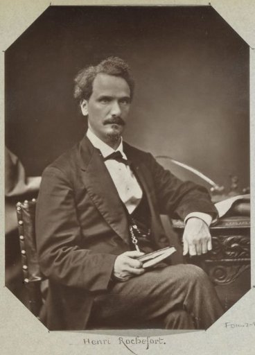 Portrait of Victor Henri Rochefort, Marquis de Rochefort-Luçay, French politician