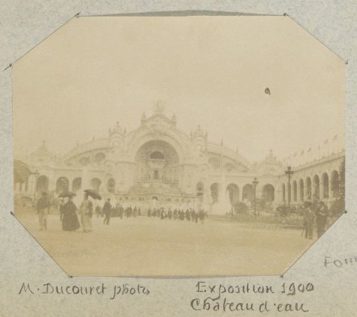 Palais de l'électricité and the Château d'Eau at the 1900 World's Fair in Paris