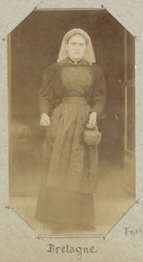 Portrait of a woman in the costume of Bourg de Batz