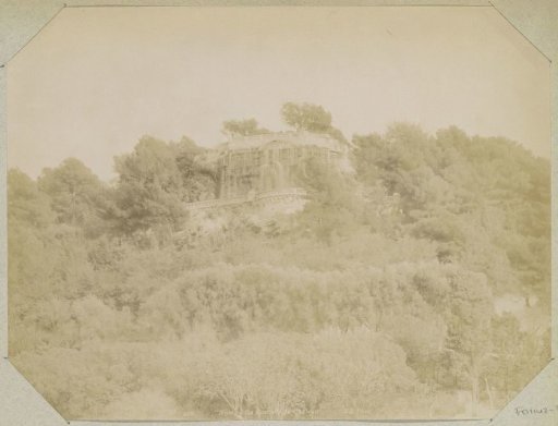 View of the Cascade du Château in Nice