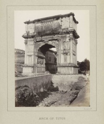 Arch of Titus on the Roman Forum in Rome
