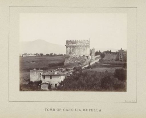 Tomb of Caecilia Metella on the Via Appia near Rome