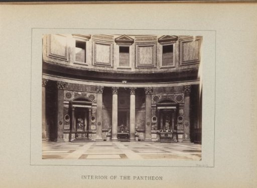 Interior of the Pantheon in Rome