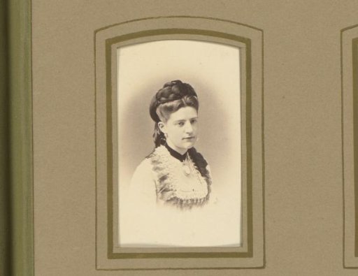 Portrait of a Woman with a Braid in Her Hair