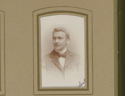 Portrait of a man with a bow tie