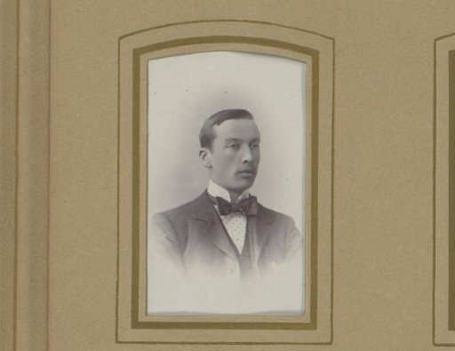 Portrait of a man with a bow tie