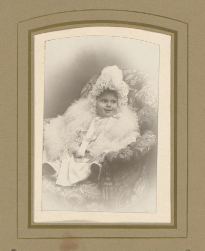 Portrait of a Toddler on a Chair