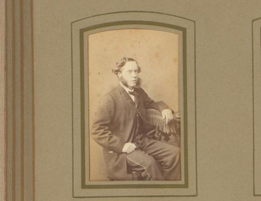 Portrait of a man with sideburns