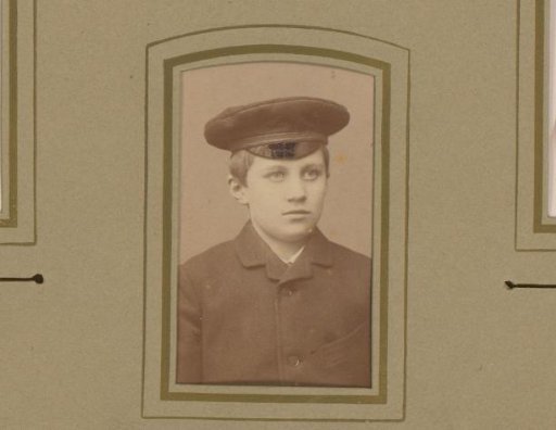 Portrait of a boy with a cap