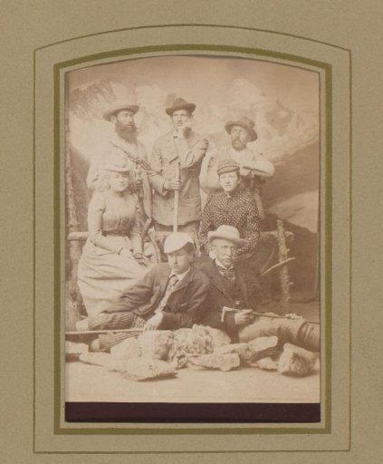 Group Portrait of Five Men and Two Women