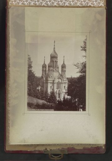 View of the Russian Church of Saint Elizabeth in Wiesbaden