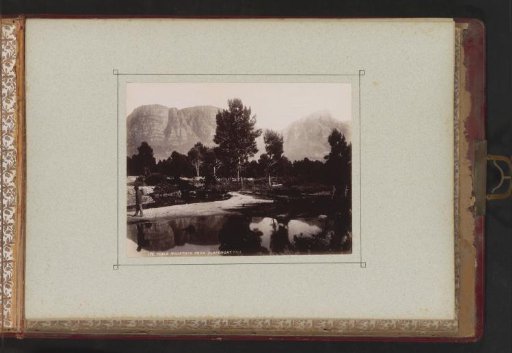 Table Mountain in South Africa viewed from Claremont Hill