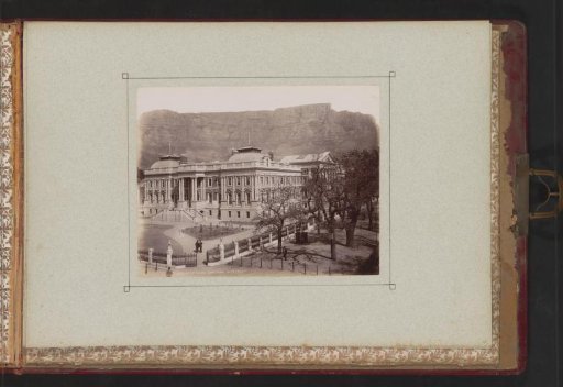 West Facade of the Parliament Building in Cape Town