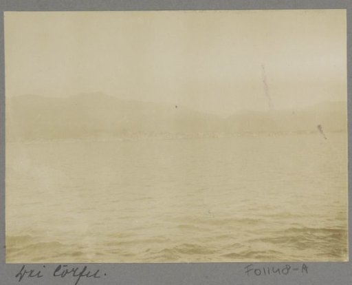 View of a bay near Corfu