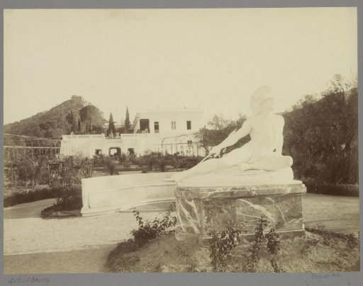 Statue of Achilles at the Achilleion on Corfu