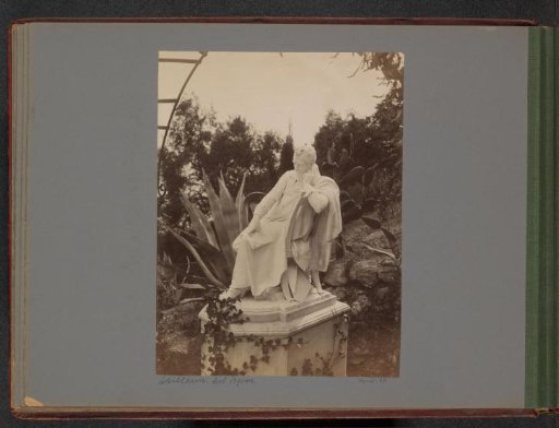 Statue of Lord Byron at the Achilleion on Corfu