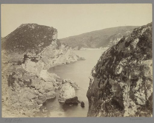 Bay with rocks on Corfu