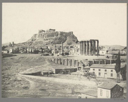 View of the Acropolis in Athens from the Ilissos