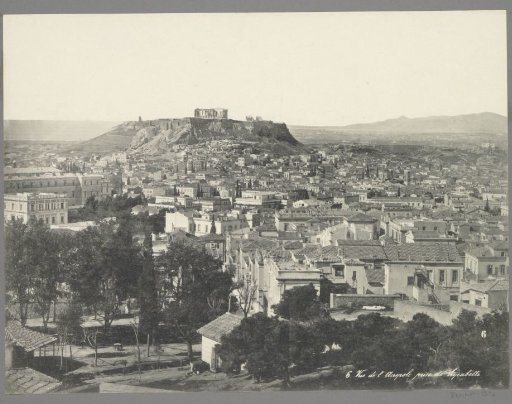 View of the Acropolis from the Lykavittós