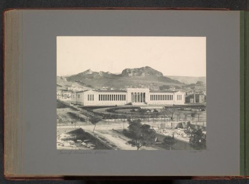 View of the National Archaeological Museum in Athens