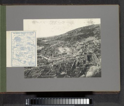 View of the excavations of Delphi